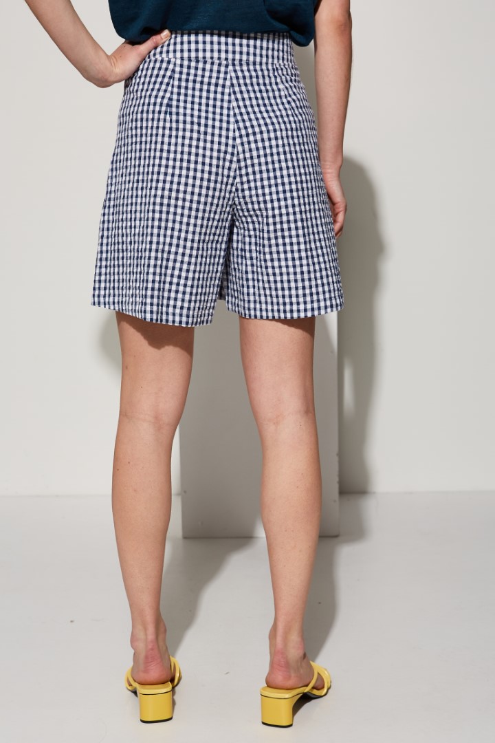 Short with pleats