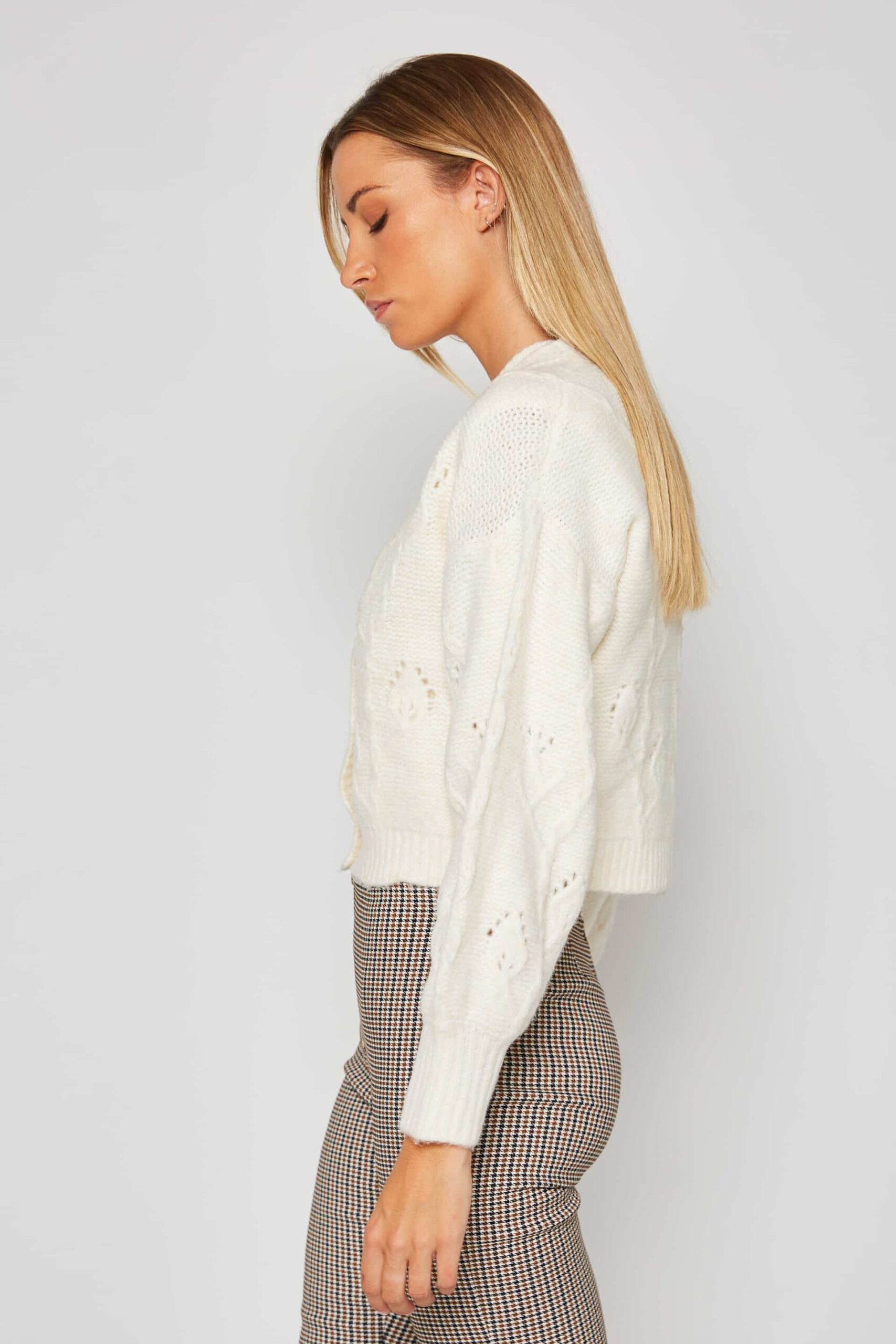 Jacket with embroidered pattern