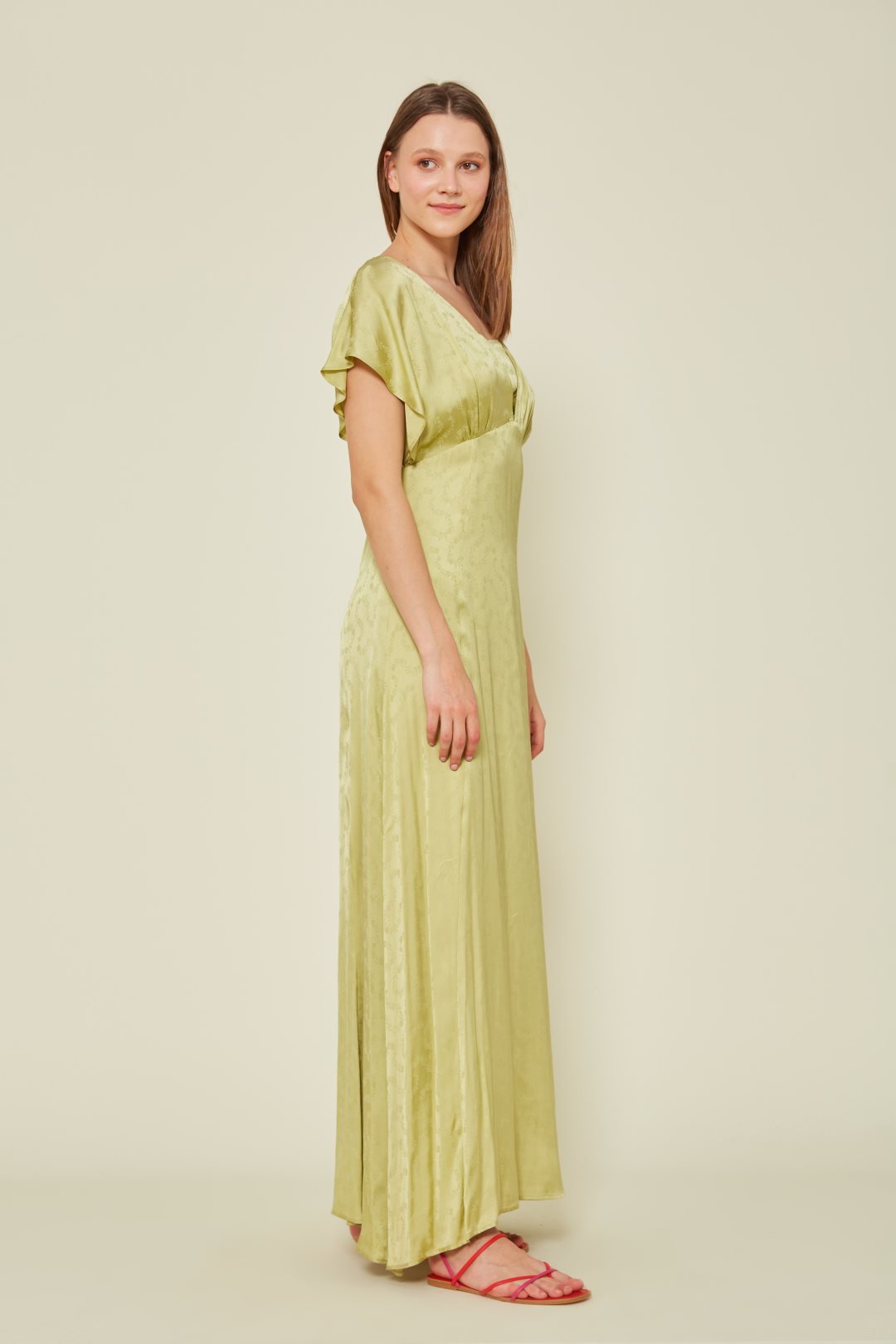 Long dress with interior top
